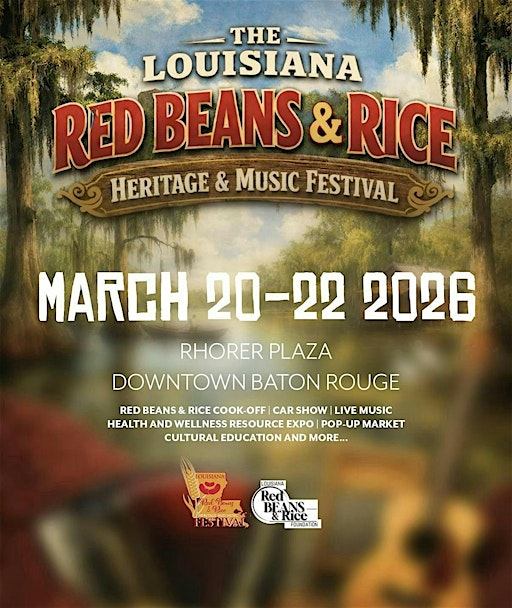 2026 Louisiana Red Beans & Rice Heritage and Music Festival | Galvez Plaza