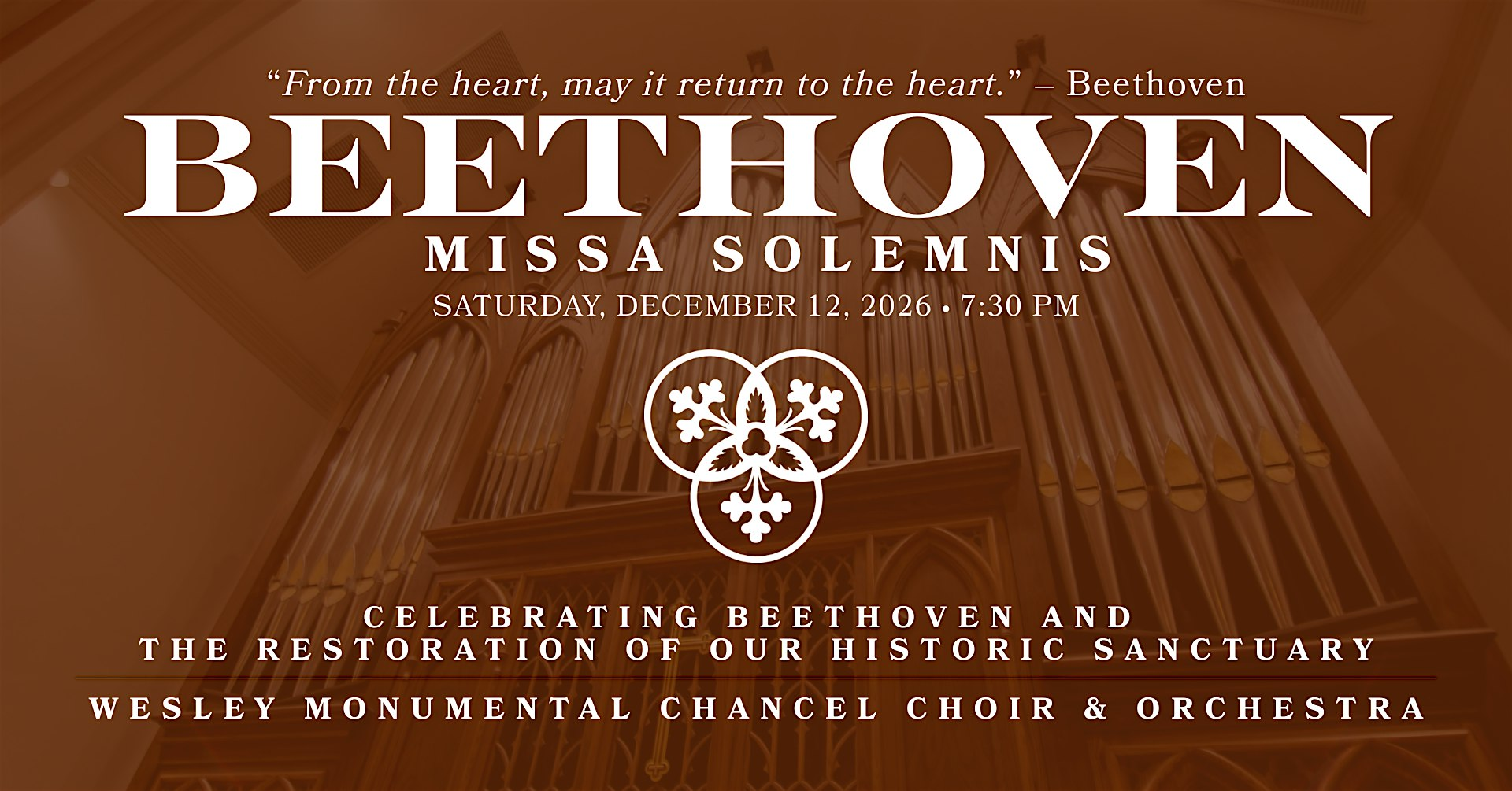 Ludwig van Beethoven:  Missa Solemnis | Wesley Monumental United Methodist Church