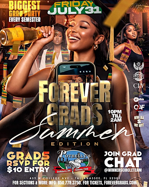 FOREVER GRADS SUMMER 26': Graduation Party At Potbelly's | POTBELLY'S