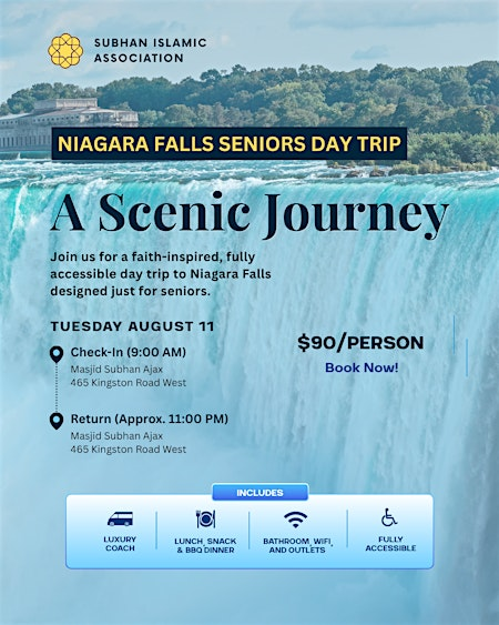 Senior's Niagara Falls Day Trip | Niagara Falls