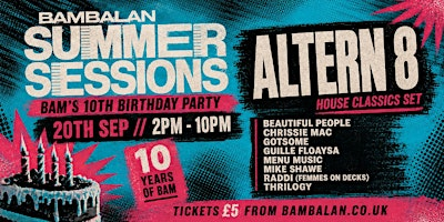 Bam's 10th Birthday Party with Altern8! | Bambalan