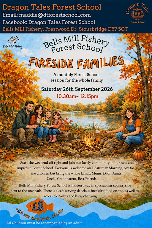 Fireside Families- September | Bells Mill Fishery