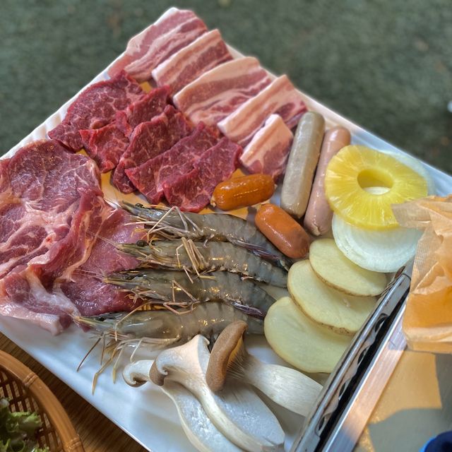 도심속 캠핑🏕소고기부터 마시멜로까지 "여월가든"