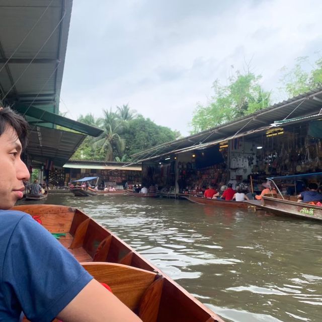 タイの水上マーケット🇹🇭