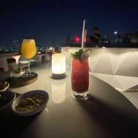 Special drinking time at rooftop 