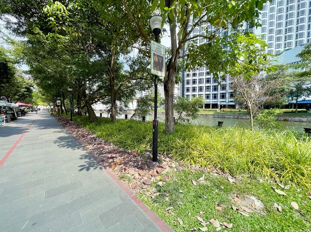 Nature park at Robertson Quay