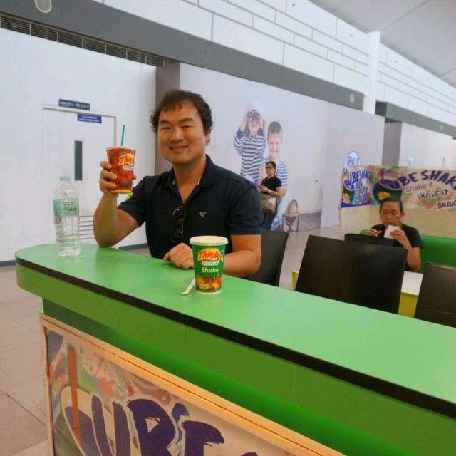 세부 sm몰 가성비 좋은 thirsty 망고 쉐이크~