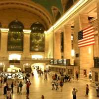 Whispering in the loud Grand Central Terminal