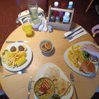 Great place to visit it lovely beach and food with a funday at animal park and arcades. 