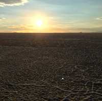 driving on the world’s largest salt flat