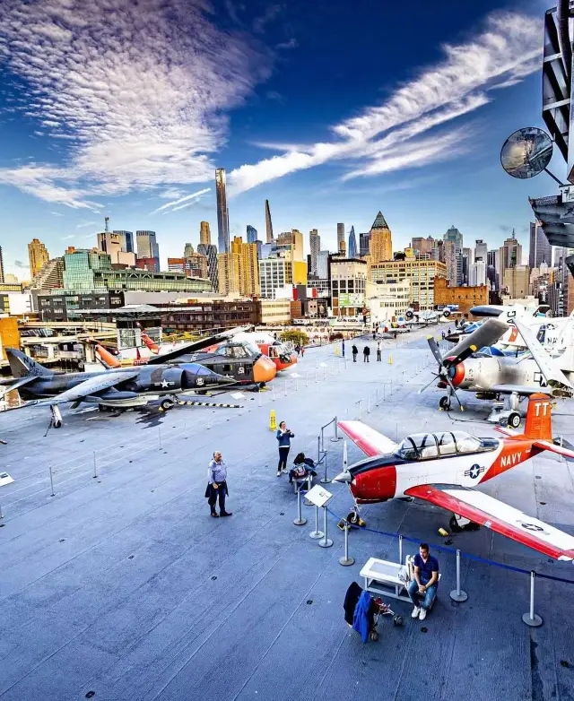 Boys' paradise! USS Intrepid Sea, Air & Space Museum.