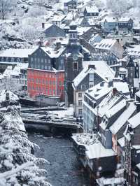 One of Germany's most beautiful town | Monschau's winter wonderland ||
