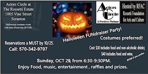 Actors Circle Halloween FUNdraiser Party! | 1005 Vine St