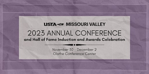 2023 USTA Missouri Valley Annual Conference | Olathe Conference Center