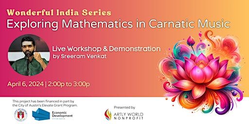 Wonderful India Series: Exploring Mathematics in Carnatic Music | 3806 Cherrywood Rd