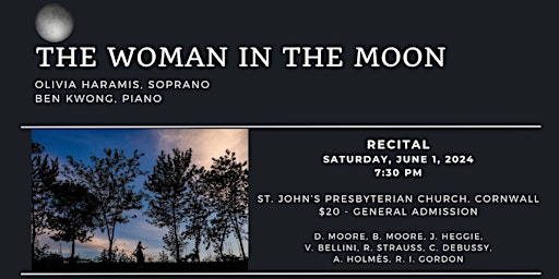 Recital: The Woman in the Moon - Cornwall Edition | St. John's Presbyterian Church