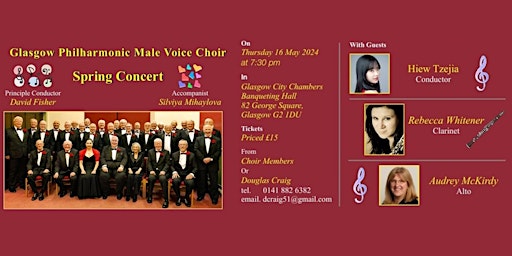 Glasgow Philharmonic Male Voice Choir Spring Concert 2024 | Banqueting Hall