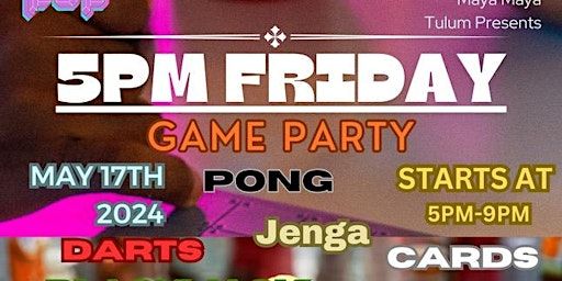 Maya Maya PRESENTS: Tulum’s SUNSET 5PM GAME EDITION PARTY! | Horus Tulum - Hookah & bar