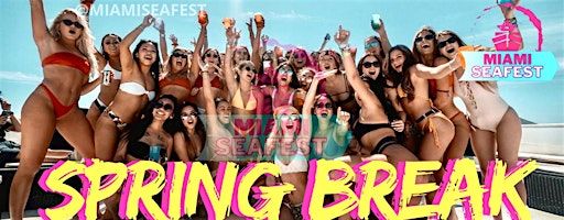 SPRING BREAK BOAT PARTY MIAMI - OPEN BAR PARTY BOAT | Miami Yacht Party and Boat Party