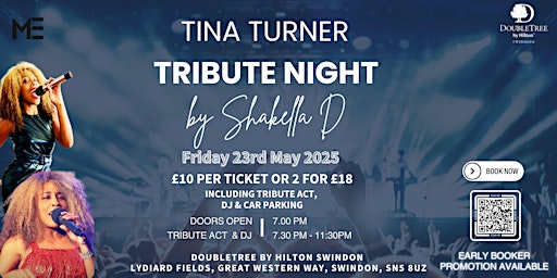 Tina Turner Tribute Night | DoubleTree by Hilton Swindon