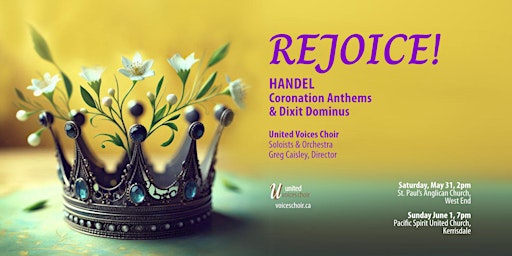 Rejoice! United Voices Choir | Pacific Spirit United Church