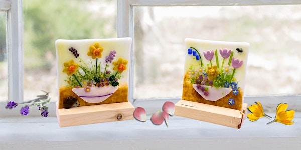 Fused glass spring bowl flower picture @ Unconditional Love, Cleckheaton | Unconditional Love Gifts