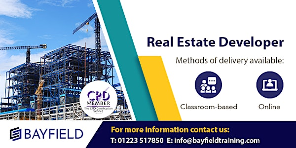 Bayfield Training - Real Estate Developer (Development DCF Modelling) | London