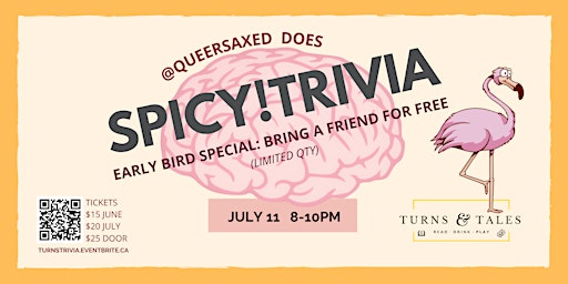 Spicy!TRIVIA Chatham | Turns and Tales Board Game Cafe
