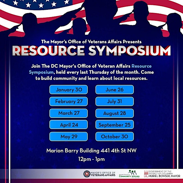 DC Mayor's Office of Veterans Affairs Resource Symposium | 441 4th St NW