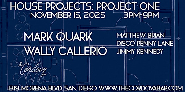 House Projects Presents: Project 1 - The Cordova Bar | The Cordova Bar
