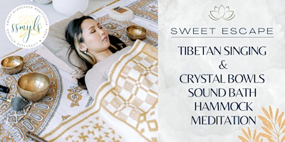Tibetan Singing Bowls & Crystal Bowls Sound Bath Meditation in Silk Hammock | 8950 81 Ave NW