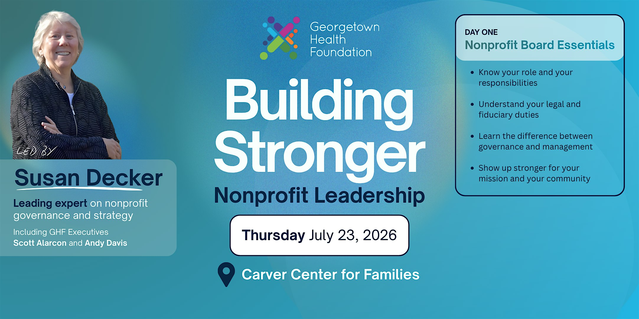 Nonprofit Board Essentials | Carver Center for Families