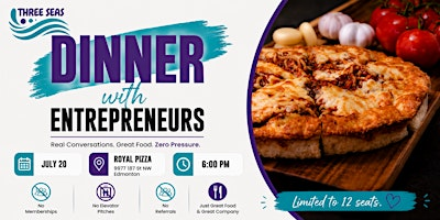 Dinner With Entrepreneurs | Royal Pizza West End