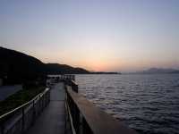 嘆海景浴池和日出