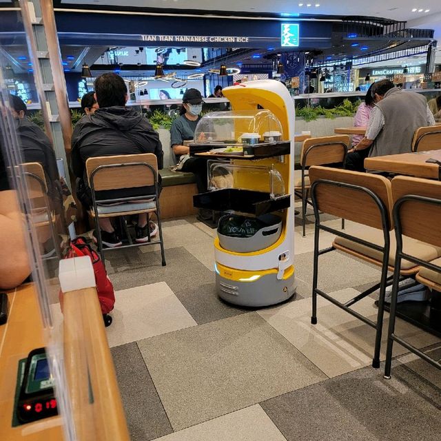 機械人給你送餐🤩😆🤭