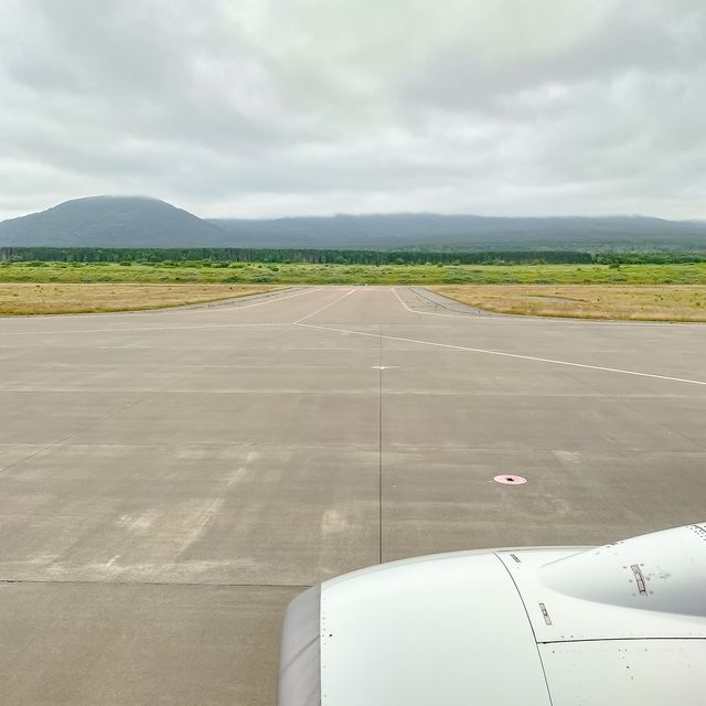 夏季限定・新千歳から利尻島への飛行