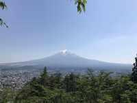 🇯🇵名信片上的風景 — 在新倉山浅間公園看紅塔富士山美景