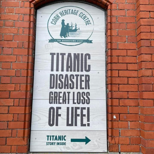 Titanic's last port of call! ☘️🛳