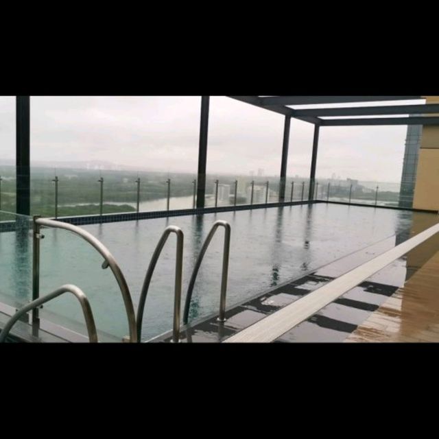 Right on top of Mid Valley Shopping Mall