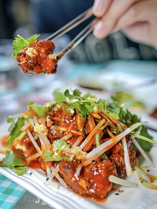 懷舊打卡美國風，多國素食尋不同