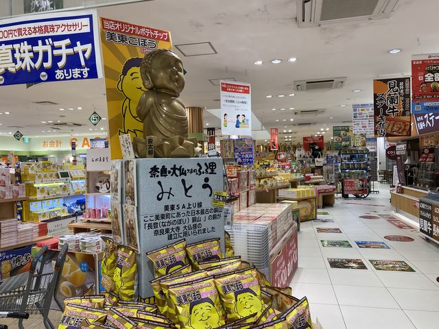 昼間なら『秋吉台』を望む美東サービスエリア
