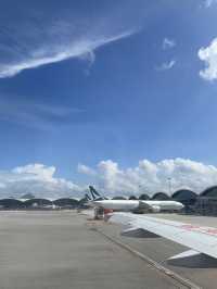 0+3的頭啖湯直擊香港國際機場🤩