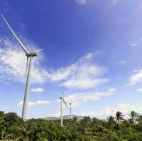 PILILLA WIND FARM IN RIZAL, PHILIPPINES 