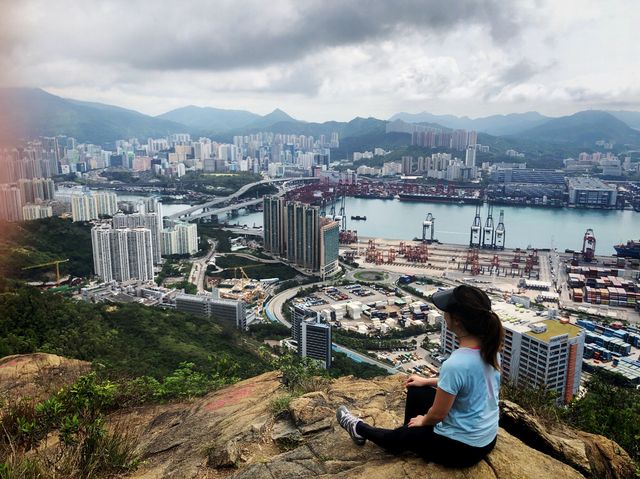🤓從青衣三支香山俯瞰無敵大海景及不同山景建築物😍