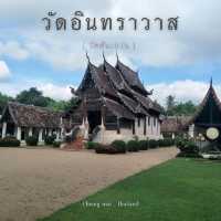 วัดอินทราวาส ( วัดต้นเกว๋น ) ต้นแบบหอคำหลวง 
