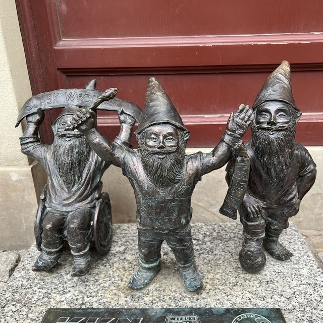 在波蘭Wrocław尋找小矮人