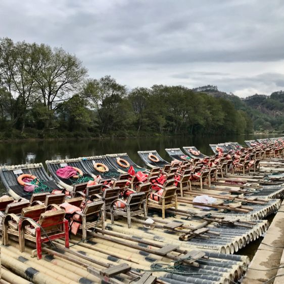 Bamboo Rafting, Wuyi Mountain 