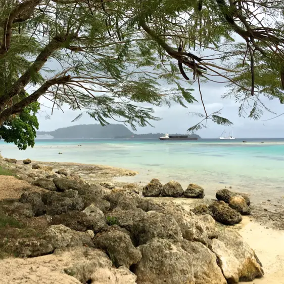the largest town of Vanuatu Republic