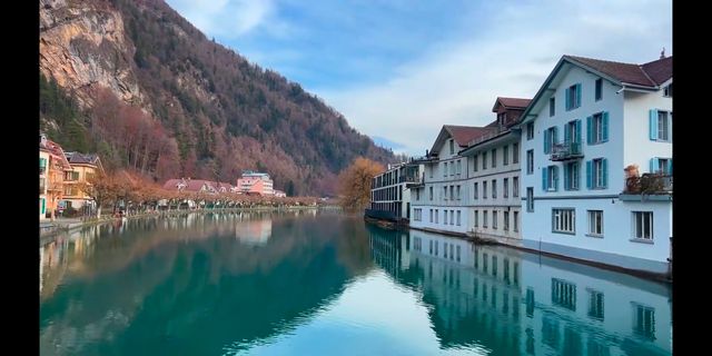 Interlaken town scenery