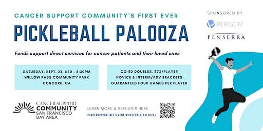 Cancer Support Community's Pickleball Palooza 2023 (Concord) | Willow Pass Community Park, East Olivera Road, Concord, CA, USA
